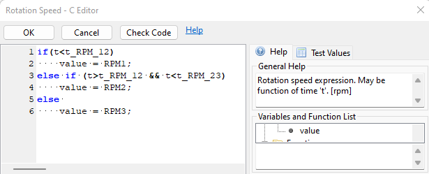 Image of moving body RPM